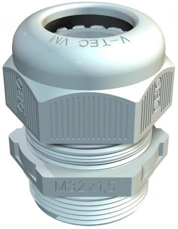 Cable gland, metric thread, light grey  |  | M25 x 1,5 | no | Light grey; RAL 7035