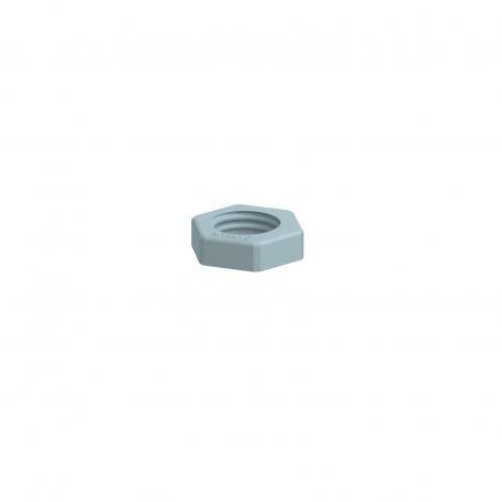 Locknut, metric thread, silver grey 19 | 5 | M12_x_1,5 | 17