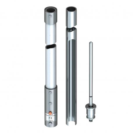 Insulated air-termination rod for inner-routed isCon® conductor with side exit 4000 | 