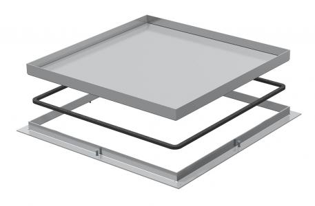 框盒，用于检查开口，RK，标称尺寸350-3，不锈钢